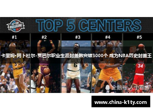 卡里姆·阿卜杜尔-贾巴尔职业生涯封盖数突破3000个 成为NBA历史封盖王