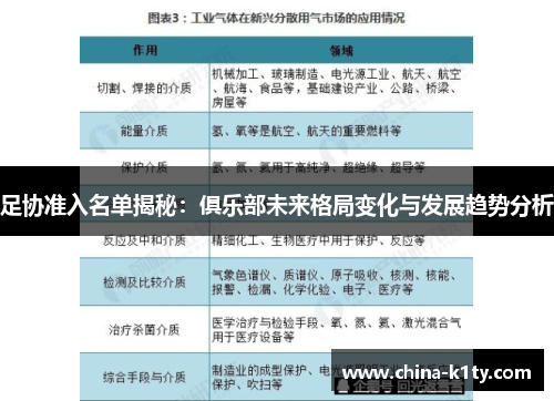 足协准入名单揭秘：俱乐部未来格局变化与发展趋势分析